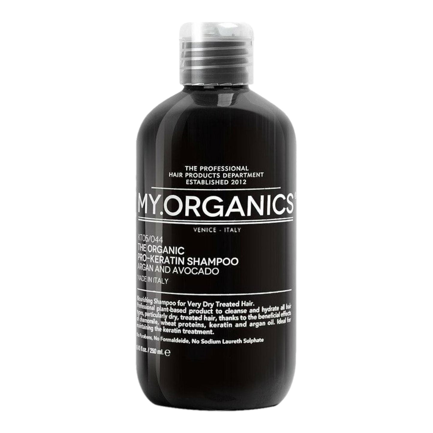 Organic Keratin Shampoo 250ml