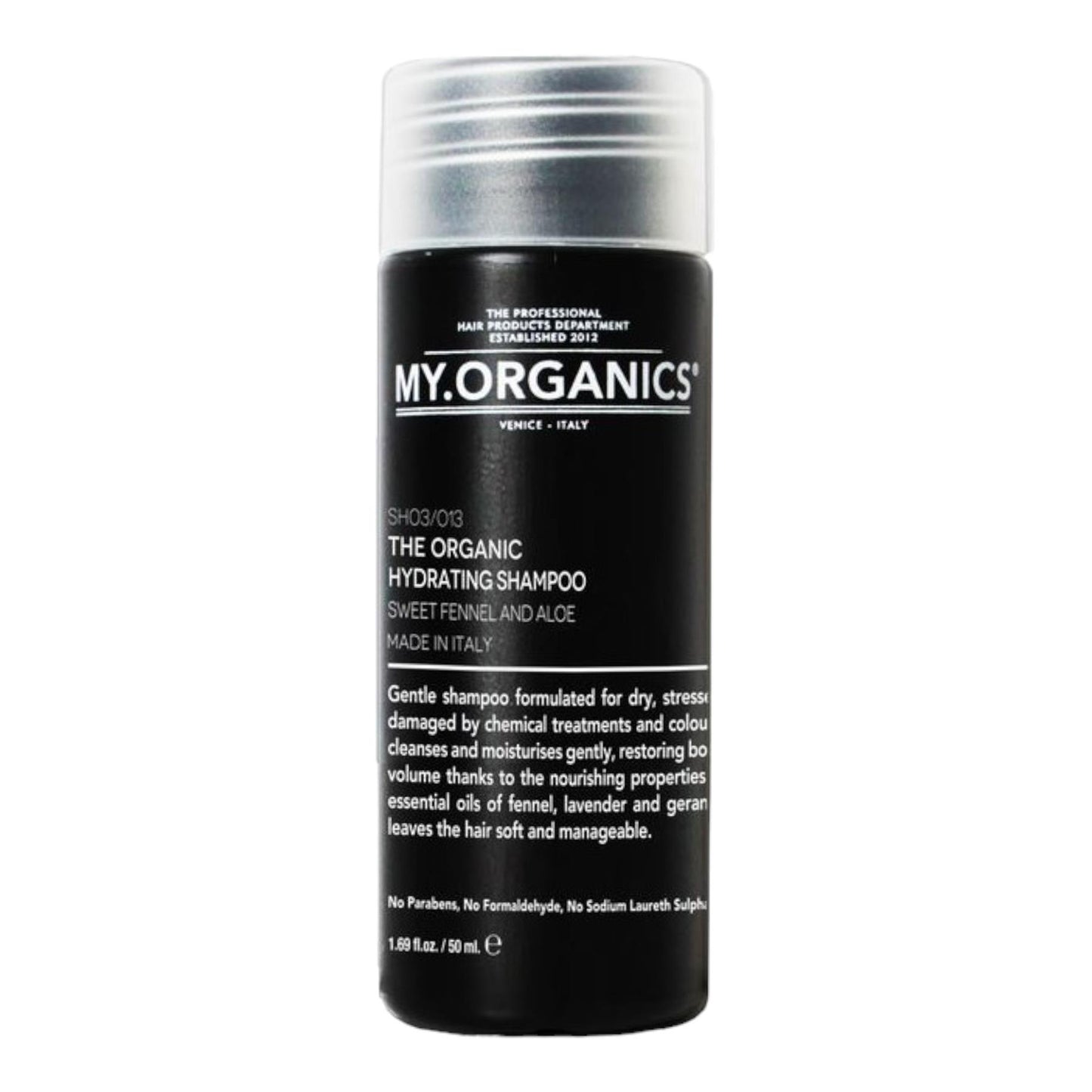 Organic Hydrating Shampoo For Dry Hair 50ml