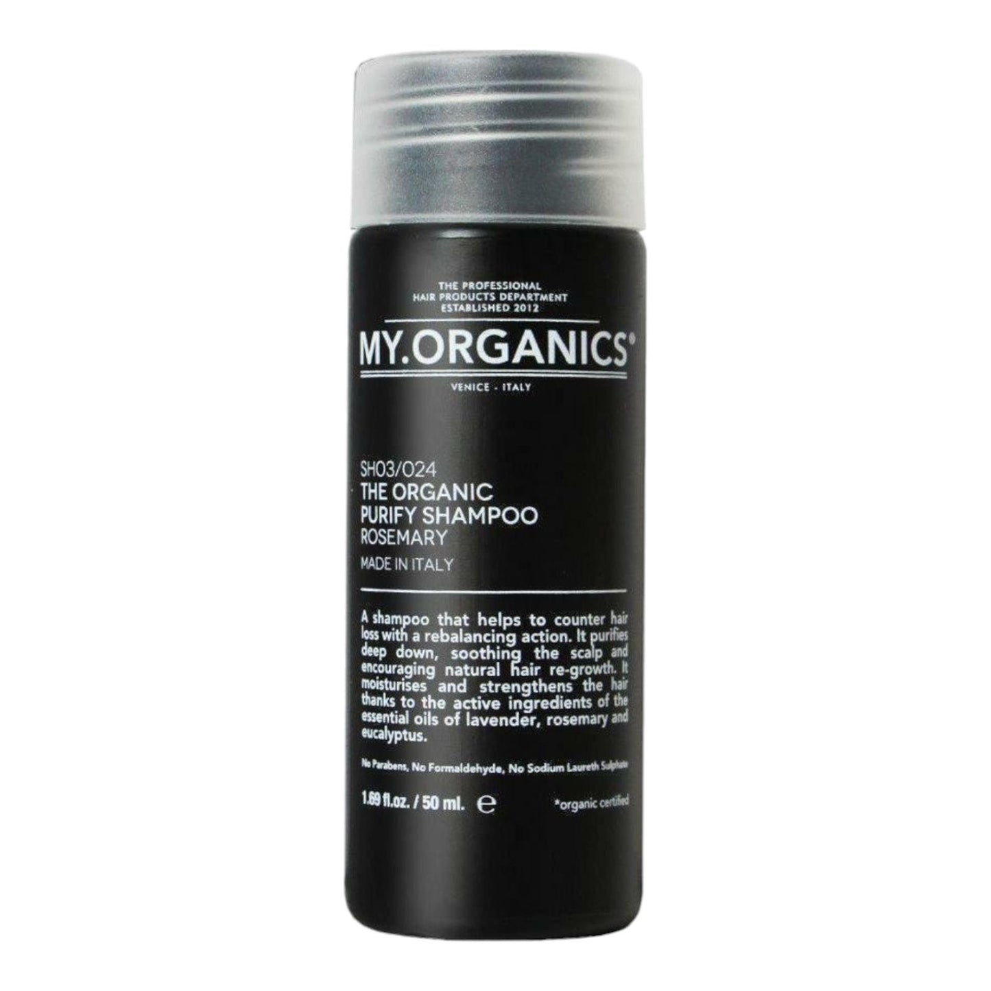 Organic Purifying Shampoo For Hair Loss 50ml