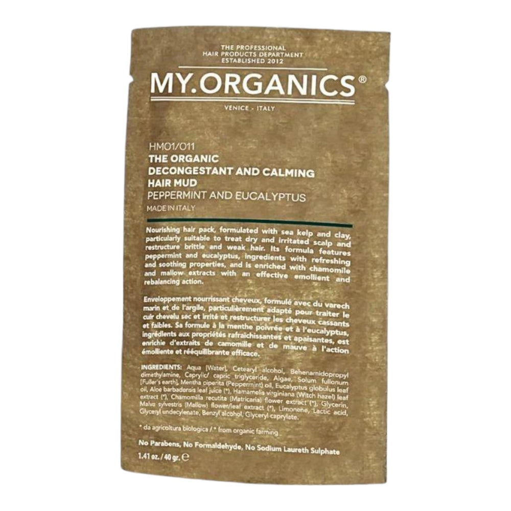 Organic Decongestant & Calming hair Mud 40g x 12