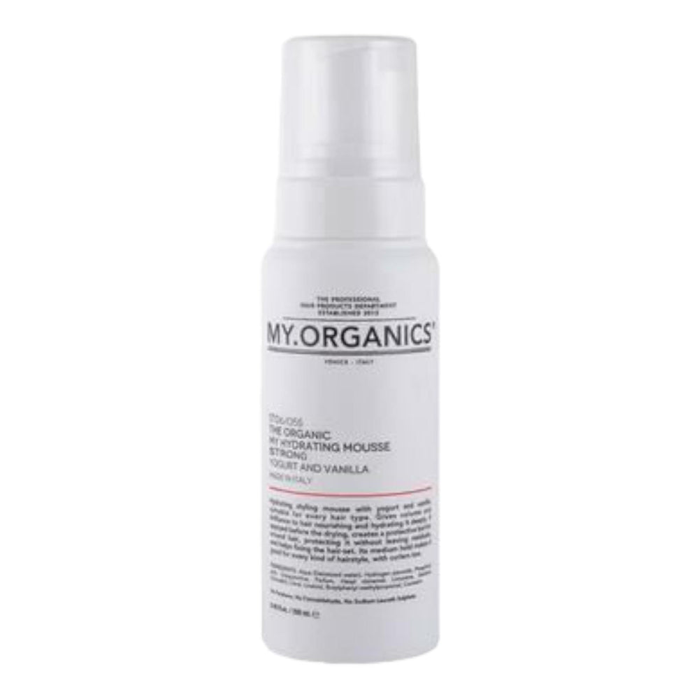 Organic Hydrating Strong Hold Styling Mousse 250ml