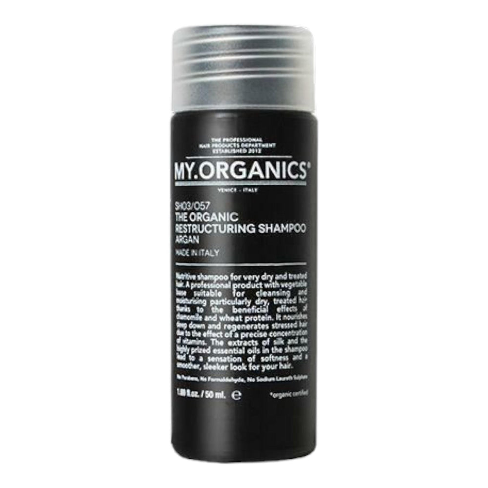 Organic Restructuring Shampoo for Damaged Hair 50ml
