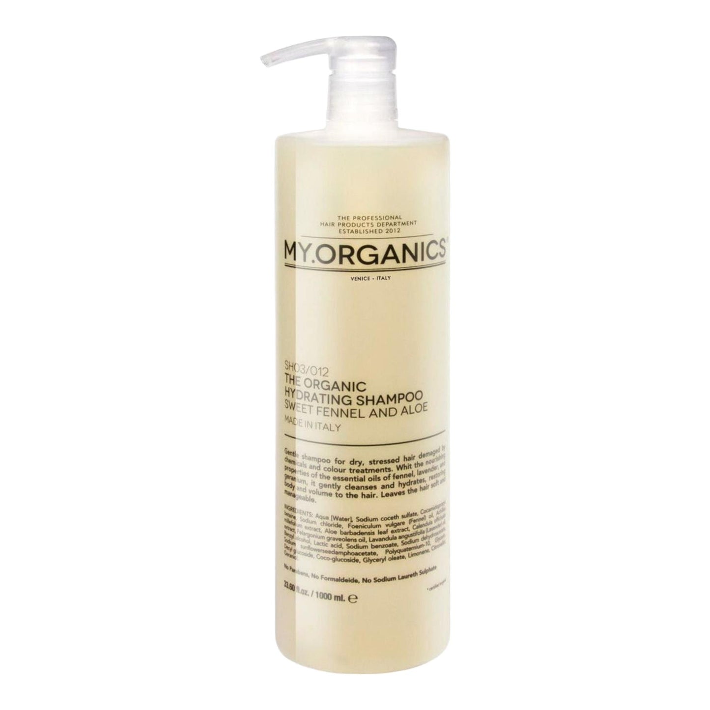 Organic Hydrating Conditioner For Dry Hair 1000ml